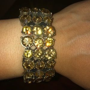 J. Crew crystal stretch bracelet